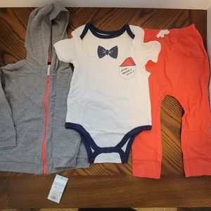 Cat & Jack baby boy 3 pieces outfit